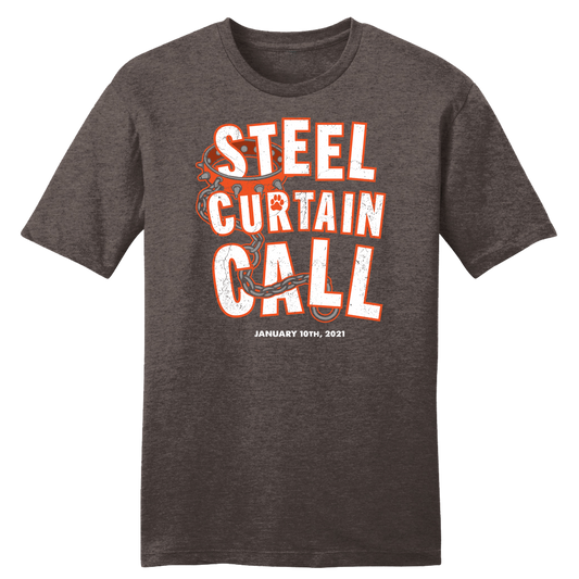 Steel Curtain Call - Heather Brown Unisex T-shirt