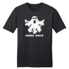 Game Over 8 Bit Ghost tee