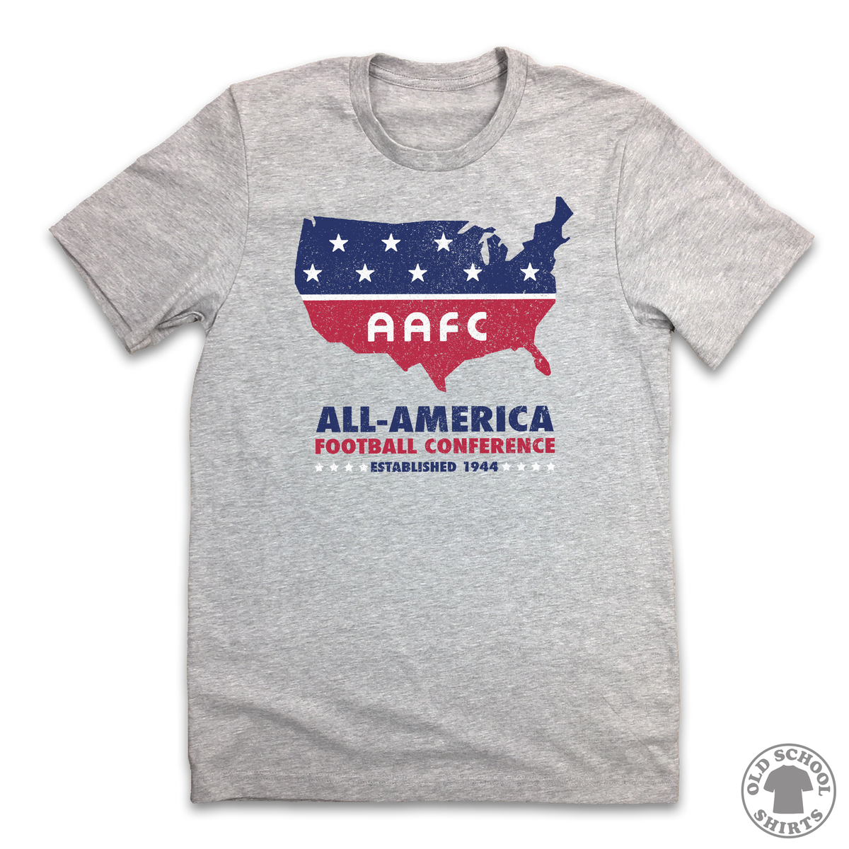 All-America Football Conference - Old School Shirts- Retro Sports T Shirts