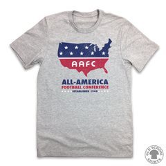 All-America Football Conference - Old School Shirts- Retro Sports T Shirts