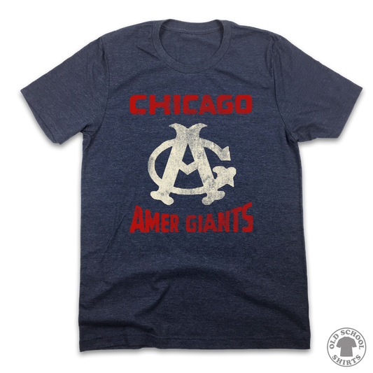 Chicago Amer Giants - Old School Shirts- Retro Sports T Shirts
