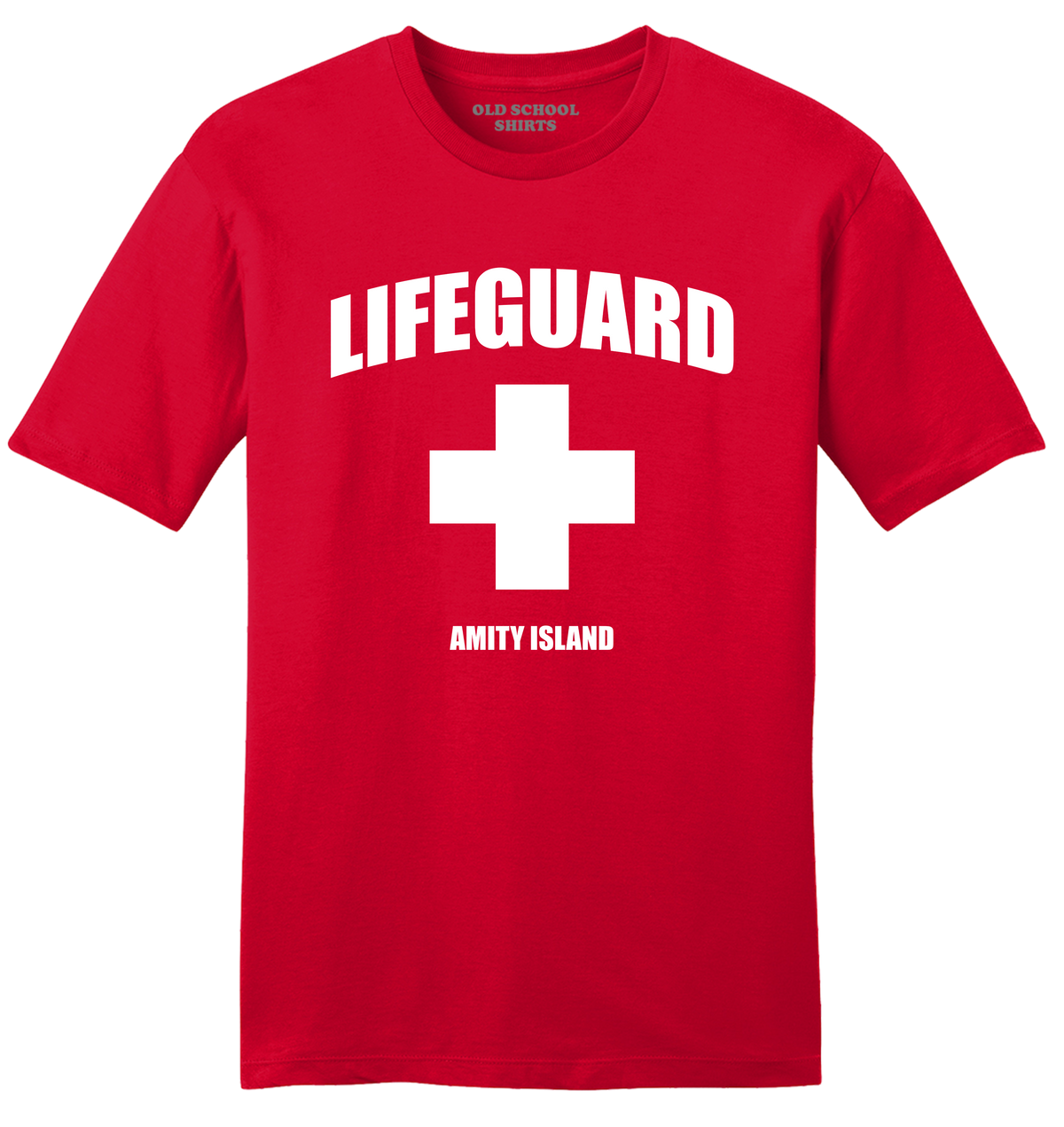 Amity Island Lifeguard T-shirt red