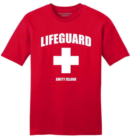 Amity Island Lifeguard T-shirt red