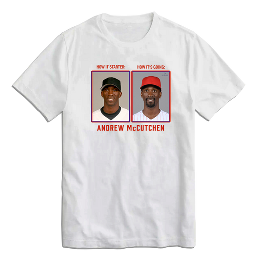 Andrew McCutchen Then & Now MLBPA Tee
