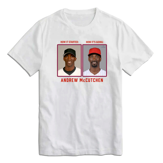 Andrew McCutchen Then & Now MLBPA Tee