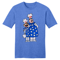 Burger Chef and Jeff T-shirt blue