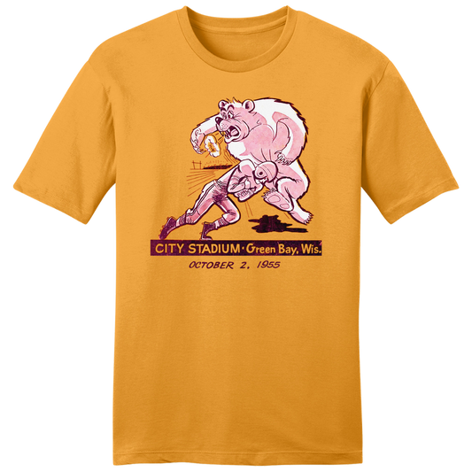 Green Bay vs Chicago Retro Football Tee