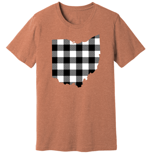 Ohio Black and White Plaid