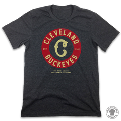 Cleveland Buckeyes - Circle Logo - Old School Shirts- Retro Sports T Shirts