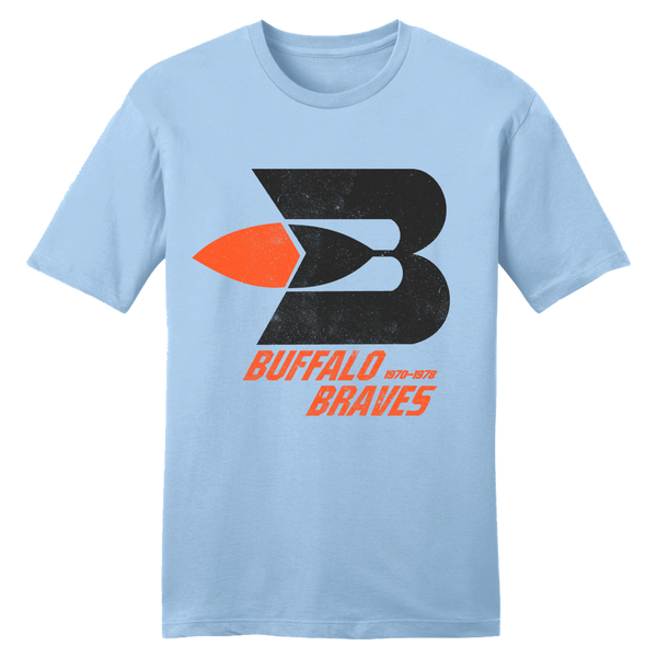 Buffalo Braves Distressed Logo Shirt - Defunct Sports Team - Celebrate New  York Heritage and History - Hyper Than Hype