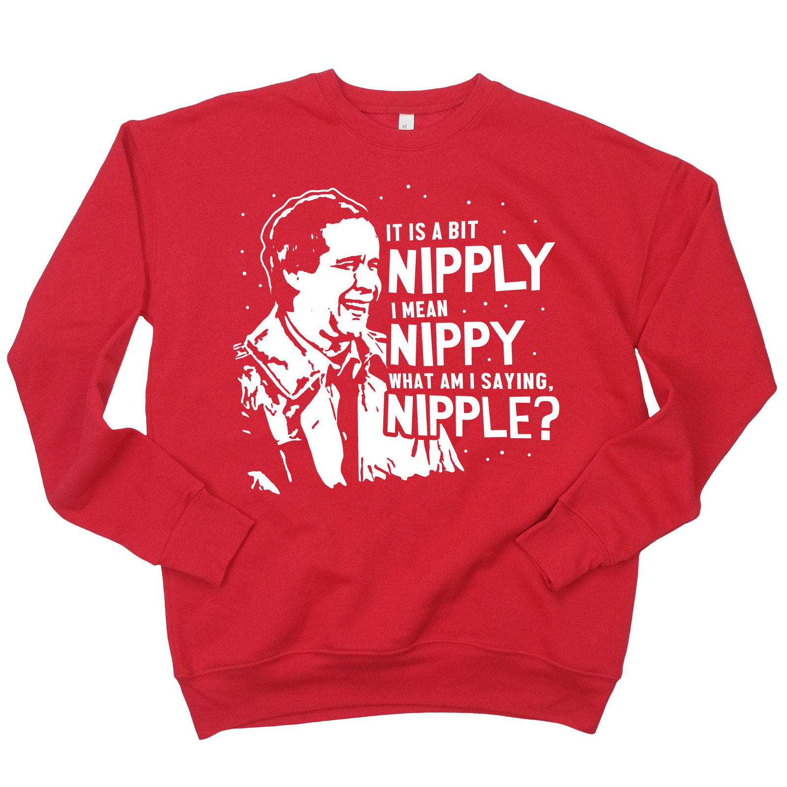 Clark Griswold Nipply Ugly Christmas Sweatshirt