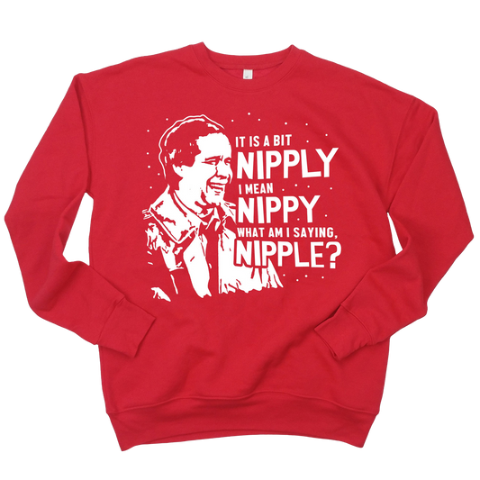Clark Griswold Nipply Ugly Christmas Sweatshirt