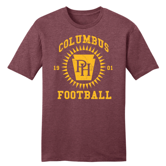 Columbus Panhandles Football T-shirt Old School Shirts