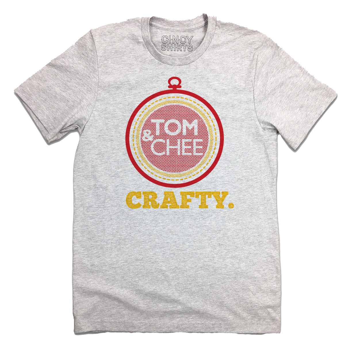 Tom & Chee Crafty T-shirt grey