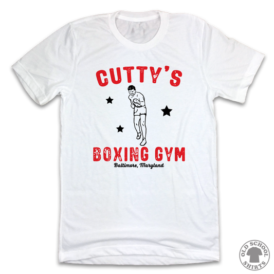 Cutty's Boxing Gym - Old School Shirts- Retro Sports T Shirts