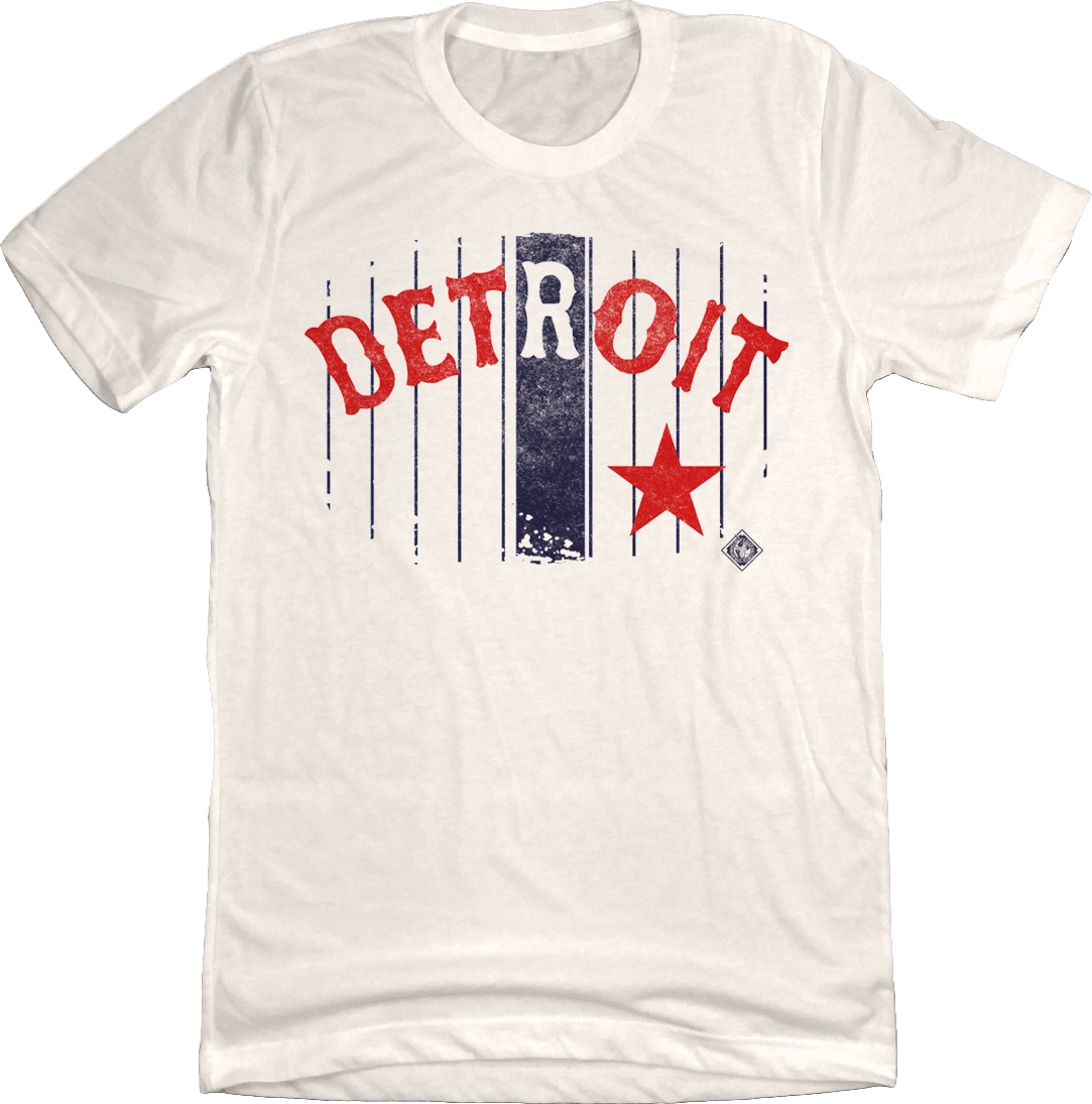Detroit Stars Stadium Fence white T-shirt Old School Shirts