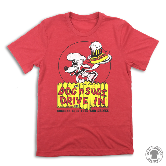 Dog n Suds Drive In - Old School Shirts- Retro Sports T Shirts