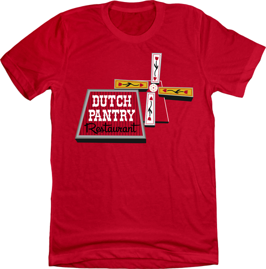 Dutch Pantry T-shirt red Old School Shirts