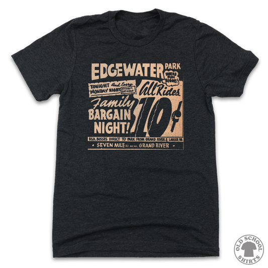 Detroit Edgewater Park - Old School Shirts- Retro Sports T Shirts