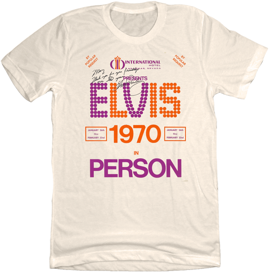 Elvis 1970 International Hotel Poster T-shirt