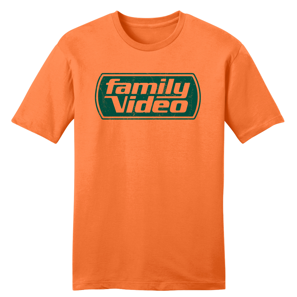 Family Video Logo Shirt tee Orange