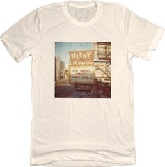 Filthy McNasty's natural white T-shirt Old School Shirts