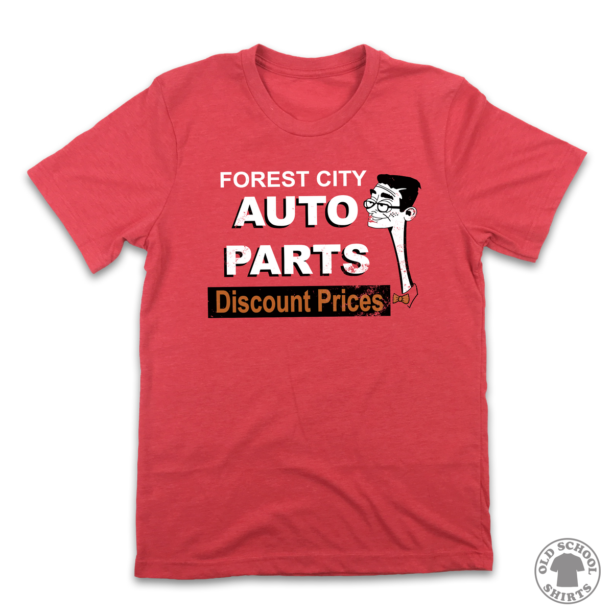 Forest City Auto Parts - Old School Shirts- Retro Sports T Shirts