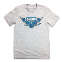 Fresno Falcons Modern Logo - Old School Shirts- Retro Sports T Shirts