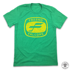 Fresno Falcons Vintage Logo - Old School Shirts- Retro Sports T Shirts