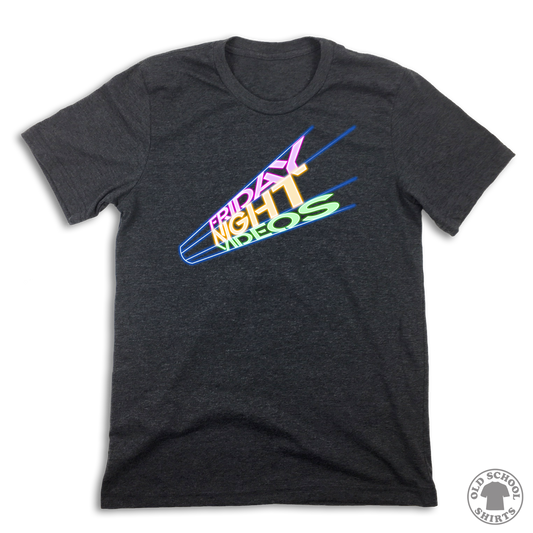 Friday Night Videos - Old School Shirts- Retro Sports T Shirts