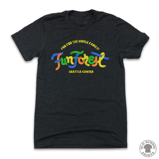 Fun Forest Seattle Center - Old School Shirts- Retro Sports T Shirts