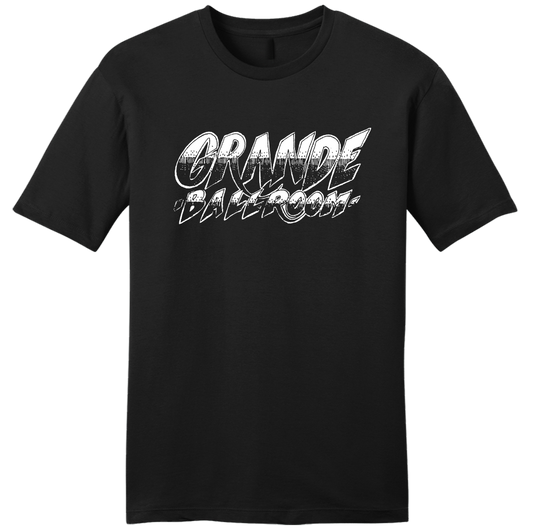 Grande Ballroom Black and White Logo tee