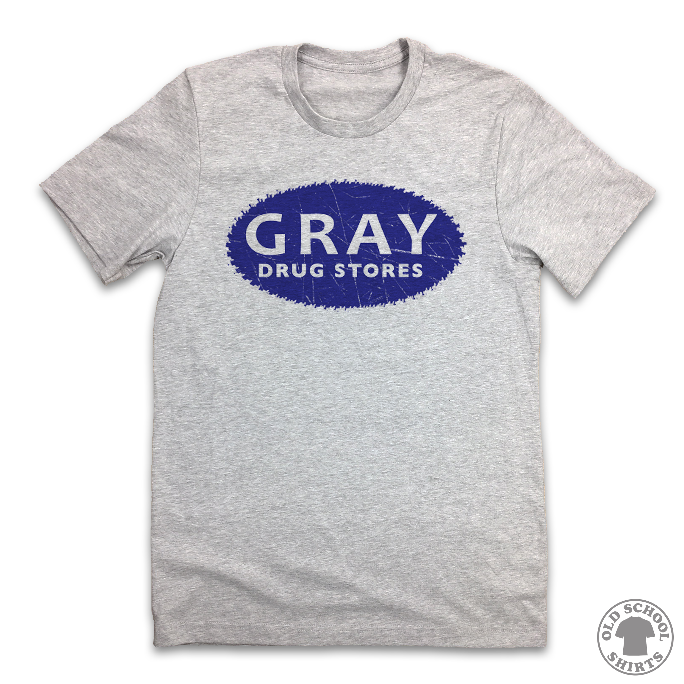 Gray Drug Stores - Old School Shirts- Retro Sports T Shirts