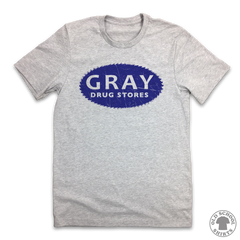 Gray Drug Stores - Old School Shirts- Retro Sports T Shirts