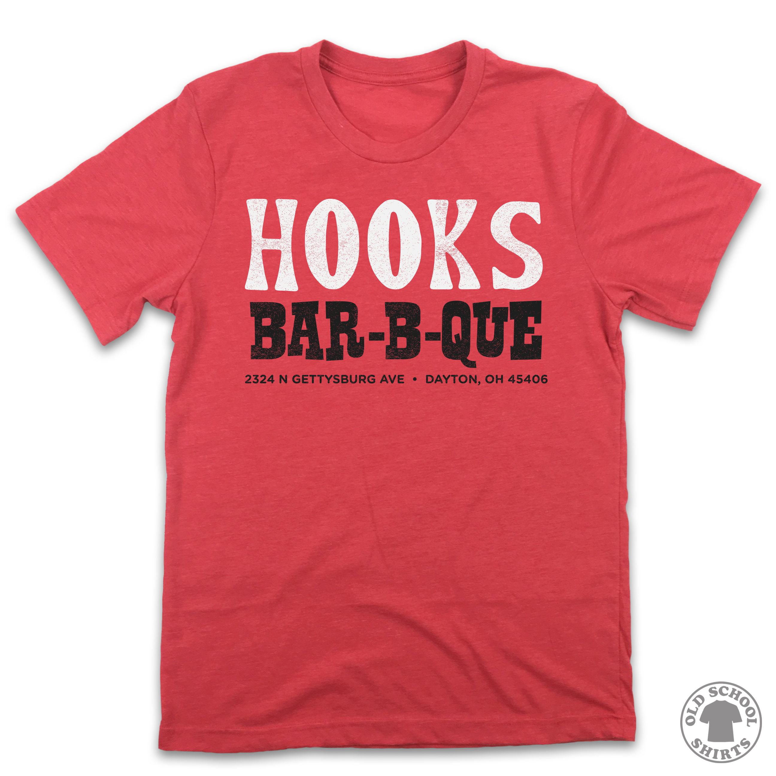 Hooks Bar-B-Que - Old School Shirts- Retro Sports T Shirts