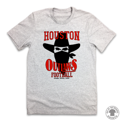 Houston Outlaws - Old School Shirts- Retro Sports T Shirts