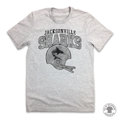 Jacksonville Sharks World Football League - Old School Shirts- Retro Sports T Shirts