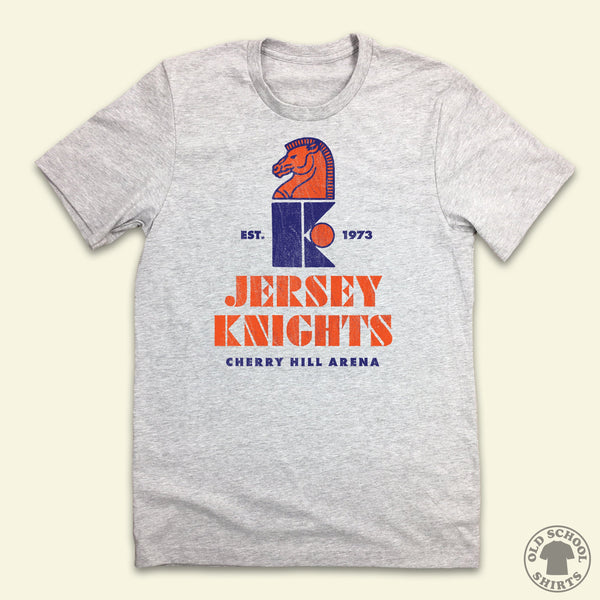 Shop - New Jersey Knights (WHA) Hockey T-Shirt by Slingshot Hockey