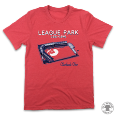 Cleveland League Park - Old School Shirts- Retro Sports T Shirts