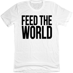 Feed The World | Vintage Music Festival Apparel | Old School