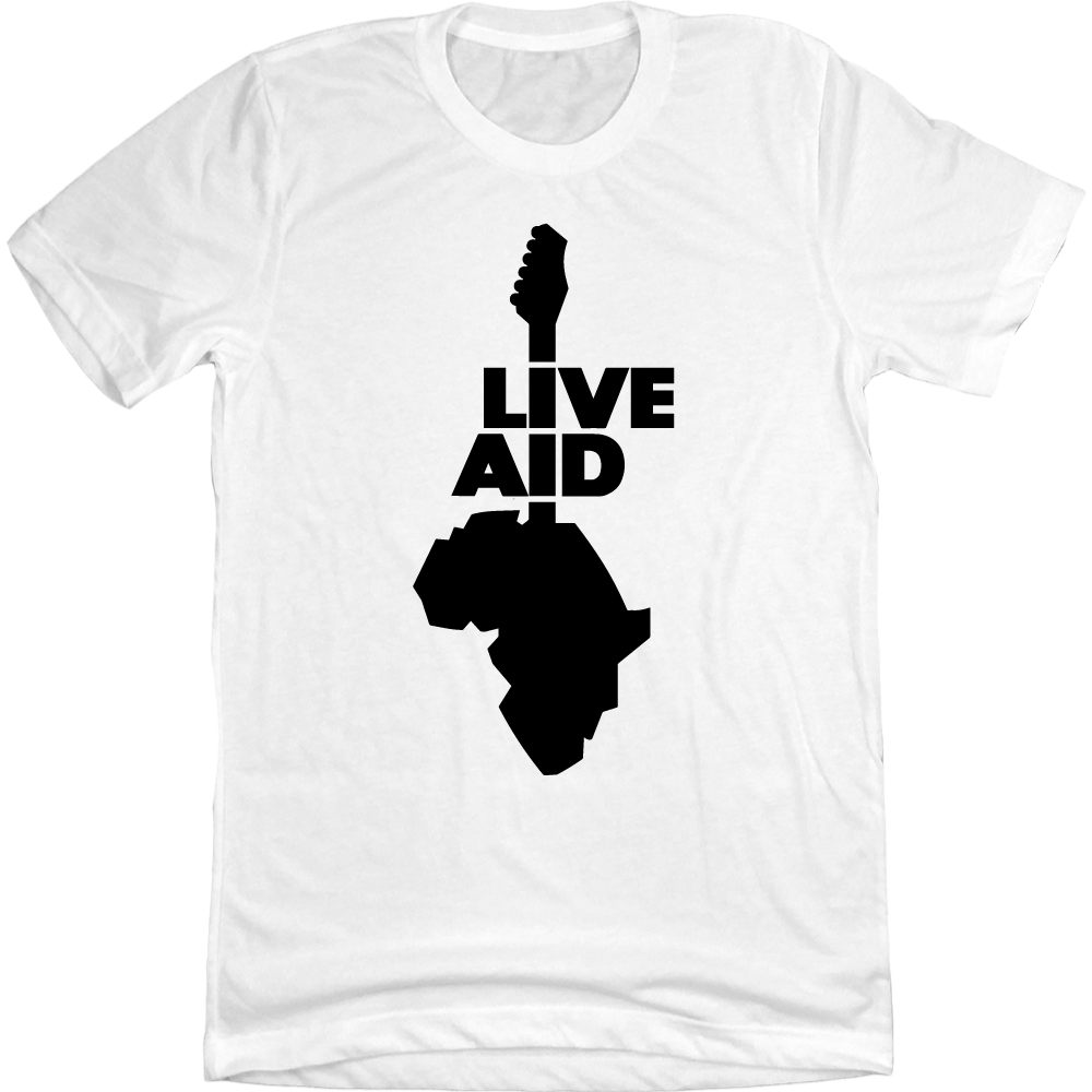 Live Aid T-shirt white