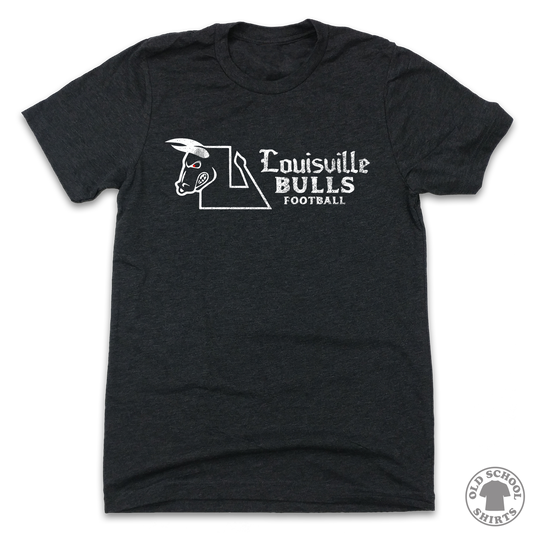 Louisville Bulls Football - Old School Shirts- Retro Sports T Shirts