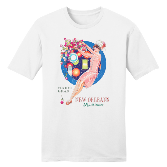 Mardi Gras Flapper Gal