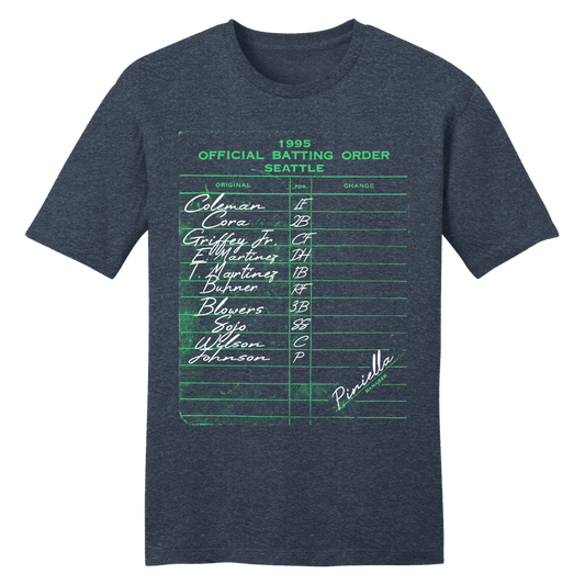 1995 Seattle Batting Lineup Tee