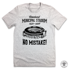 Cleveland Municipal Stadium - Old School Shirts- Retro Sports T Shirts