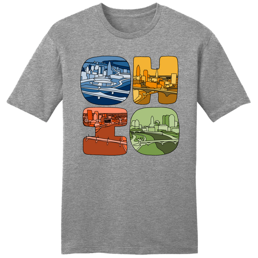 Ohio Cities tee