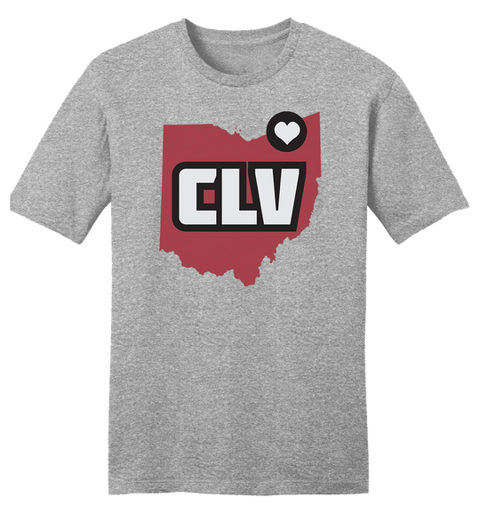 I Love Cleveland Location Tee