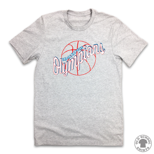 Indianapolis Olympians - Old School Shirts- Retro Sports T Shirts