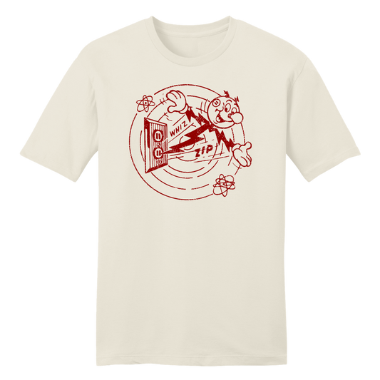 Reddy Kilowatt Whiz Zip tee