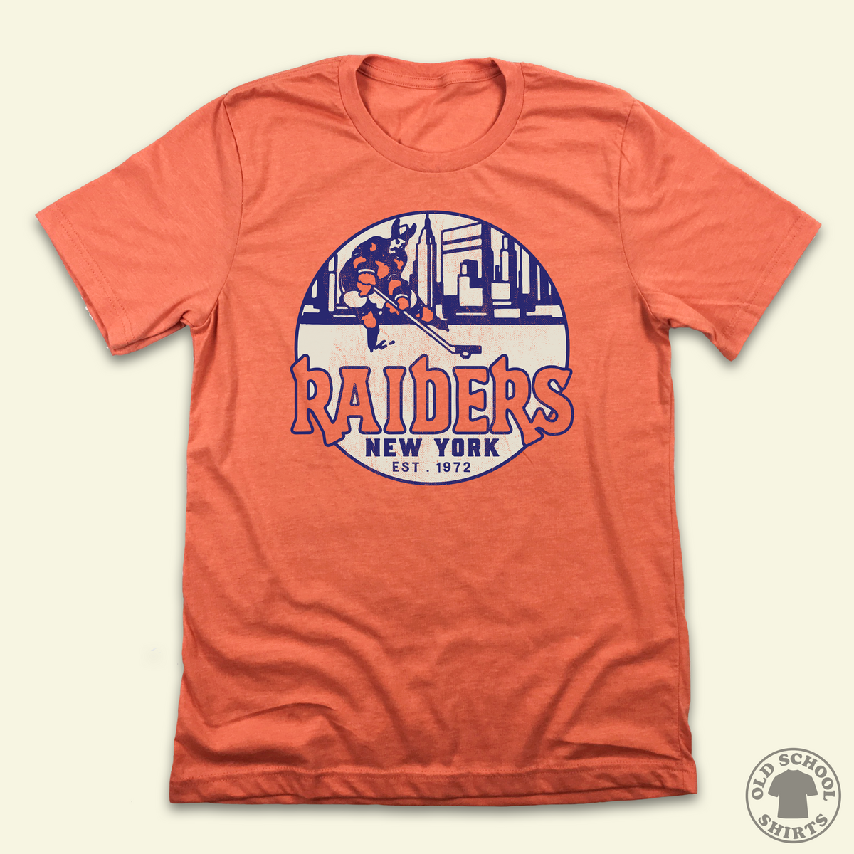 New York Raiders 1970s Vintage Hockey Jersey Pro Joy Large